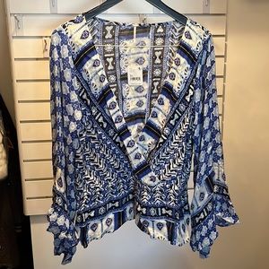Free people top new with tags